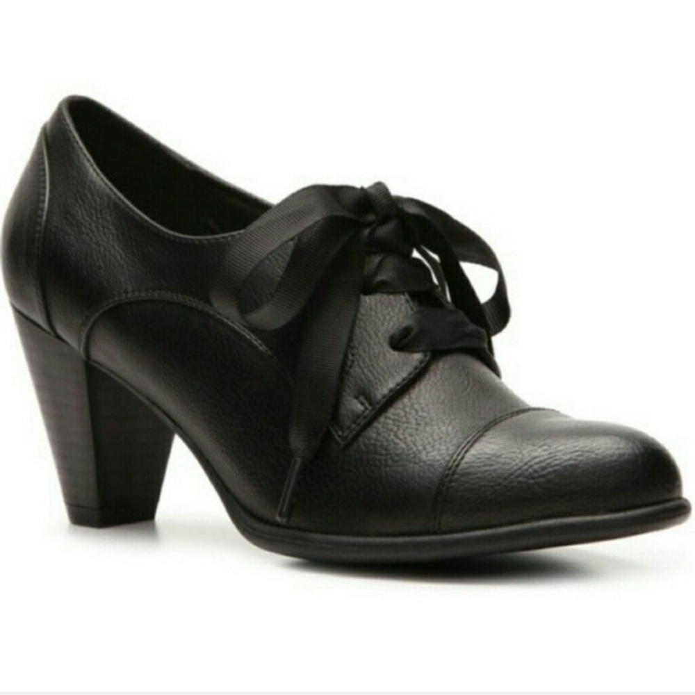 KELLY & KATIE Lace Up Ankle Heel